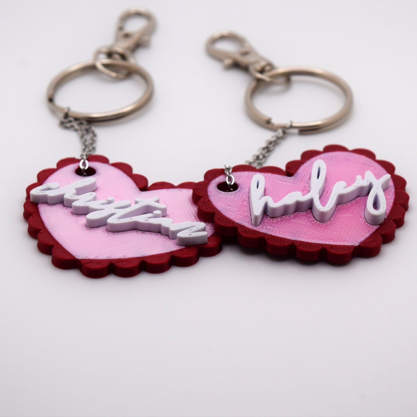 Custom Valentine's Day Keychain