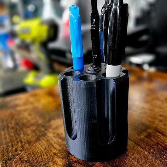 Revolver Pen Holder